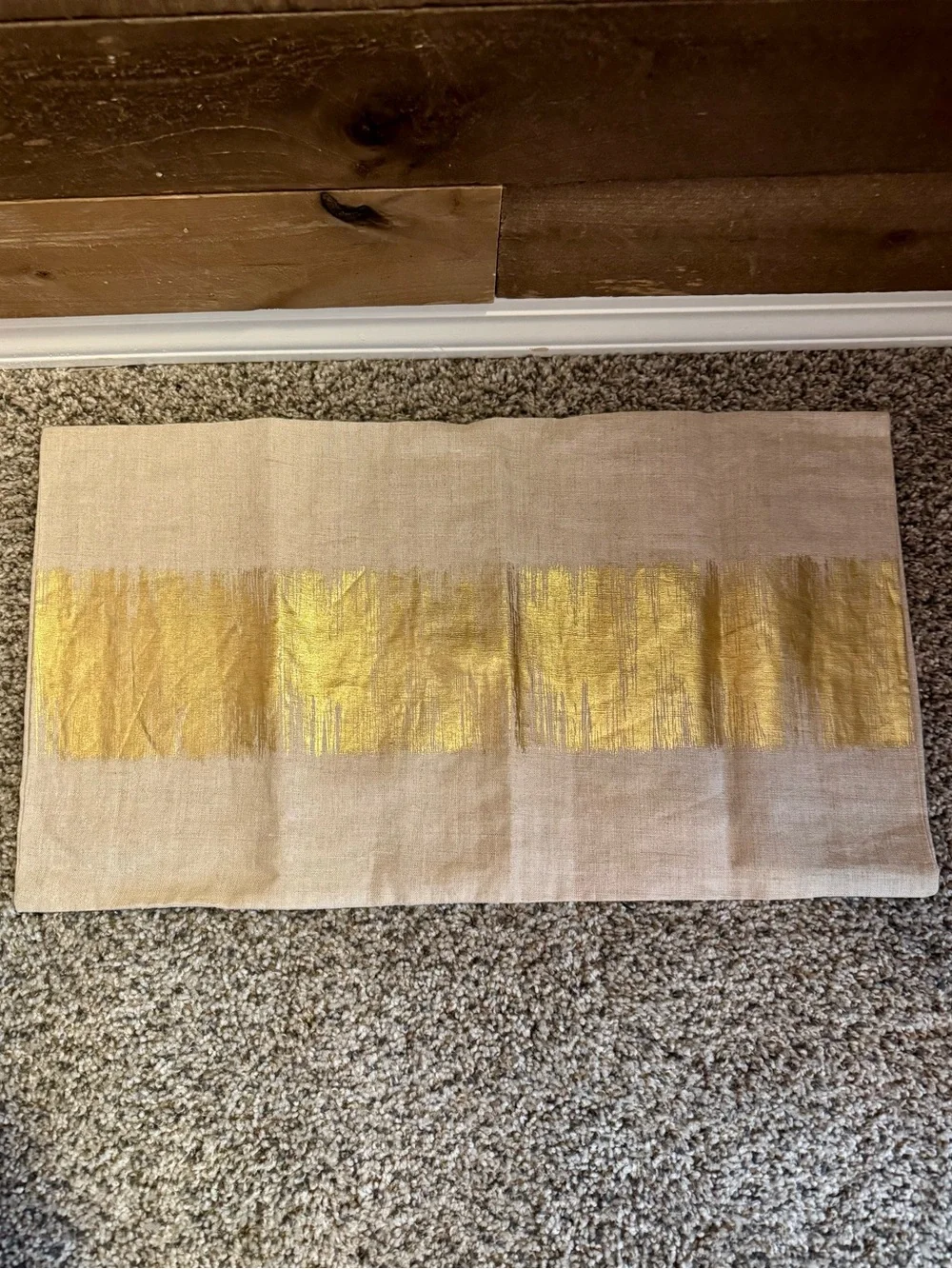 Gold Accent Pillow Sham